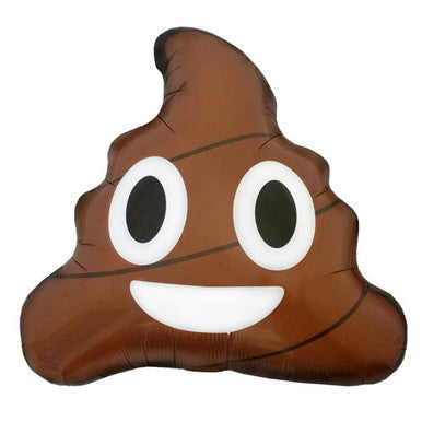 Poo Emoji Supershape Foil Balloon