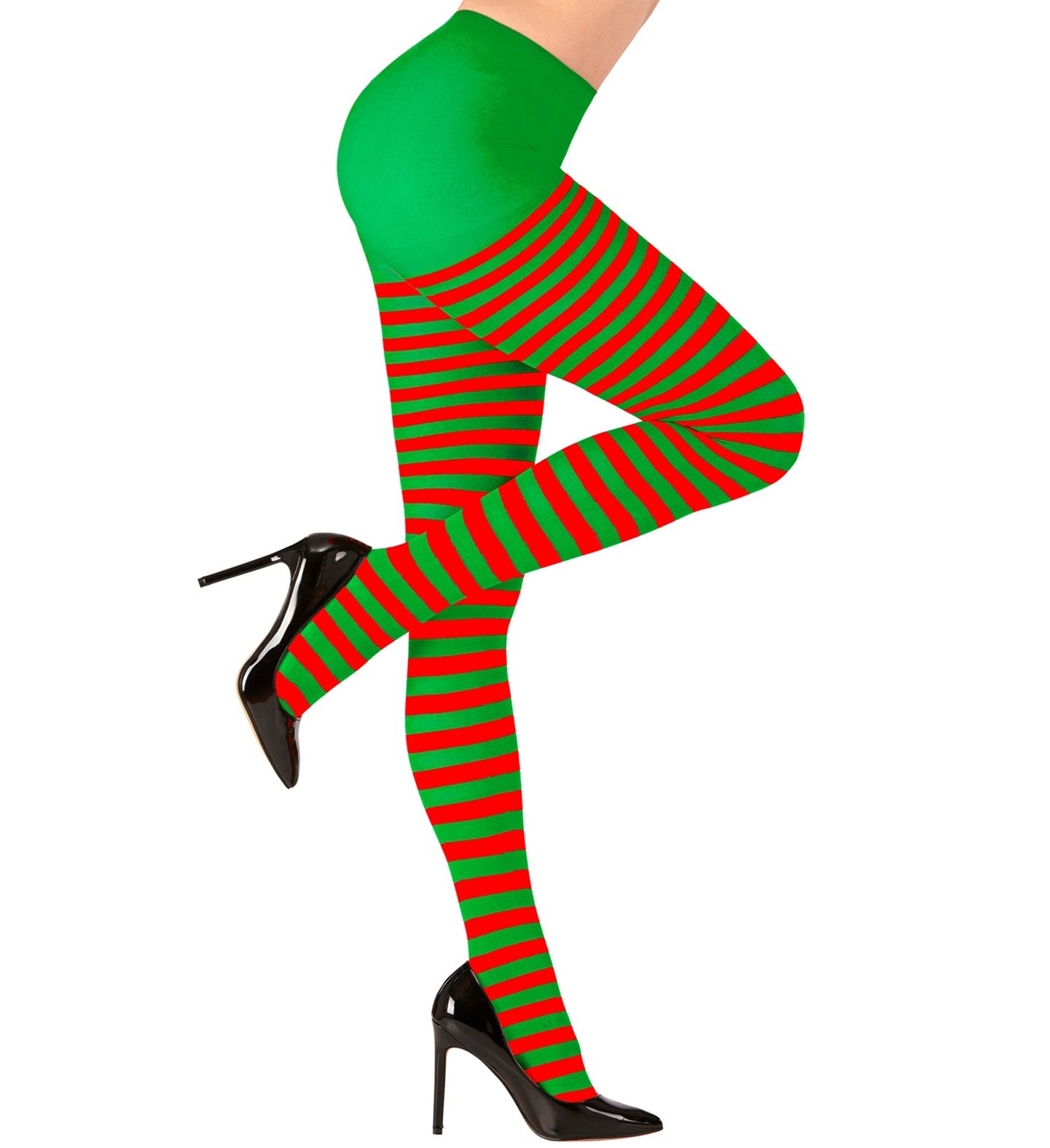 Opaque Striped Tights