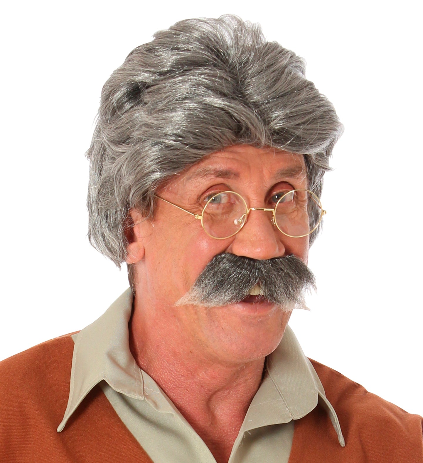 Geppetto Wig and Moustache