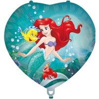 The Little Mermaid Areil Heart 18" Foil Balloon