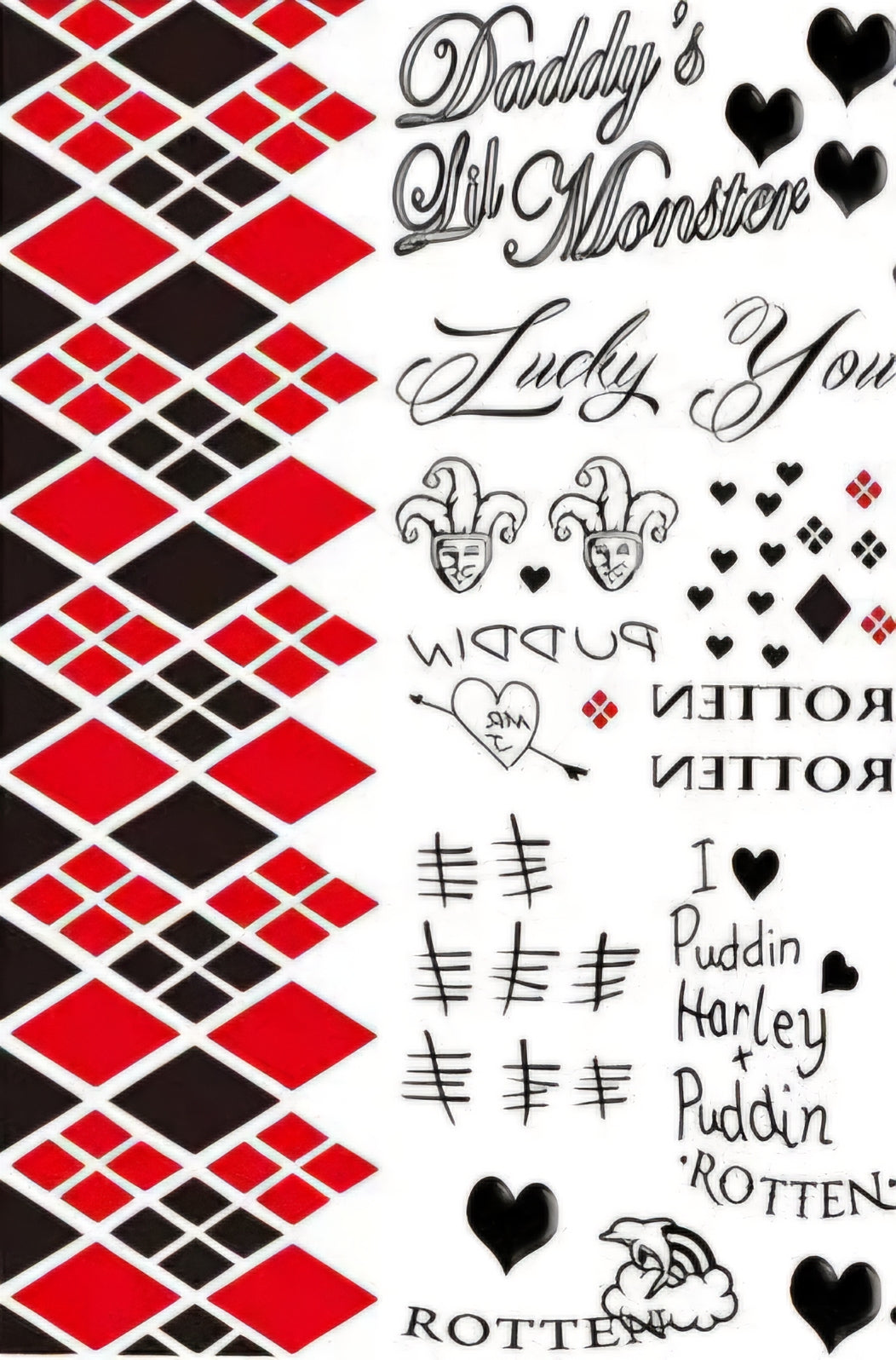 Harley Temporary Tattoos