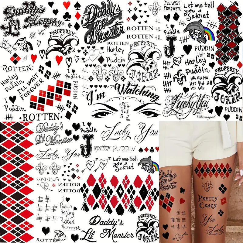 Harley Temporary Tattoos