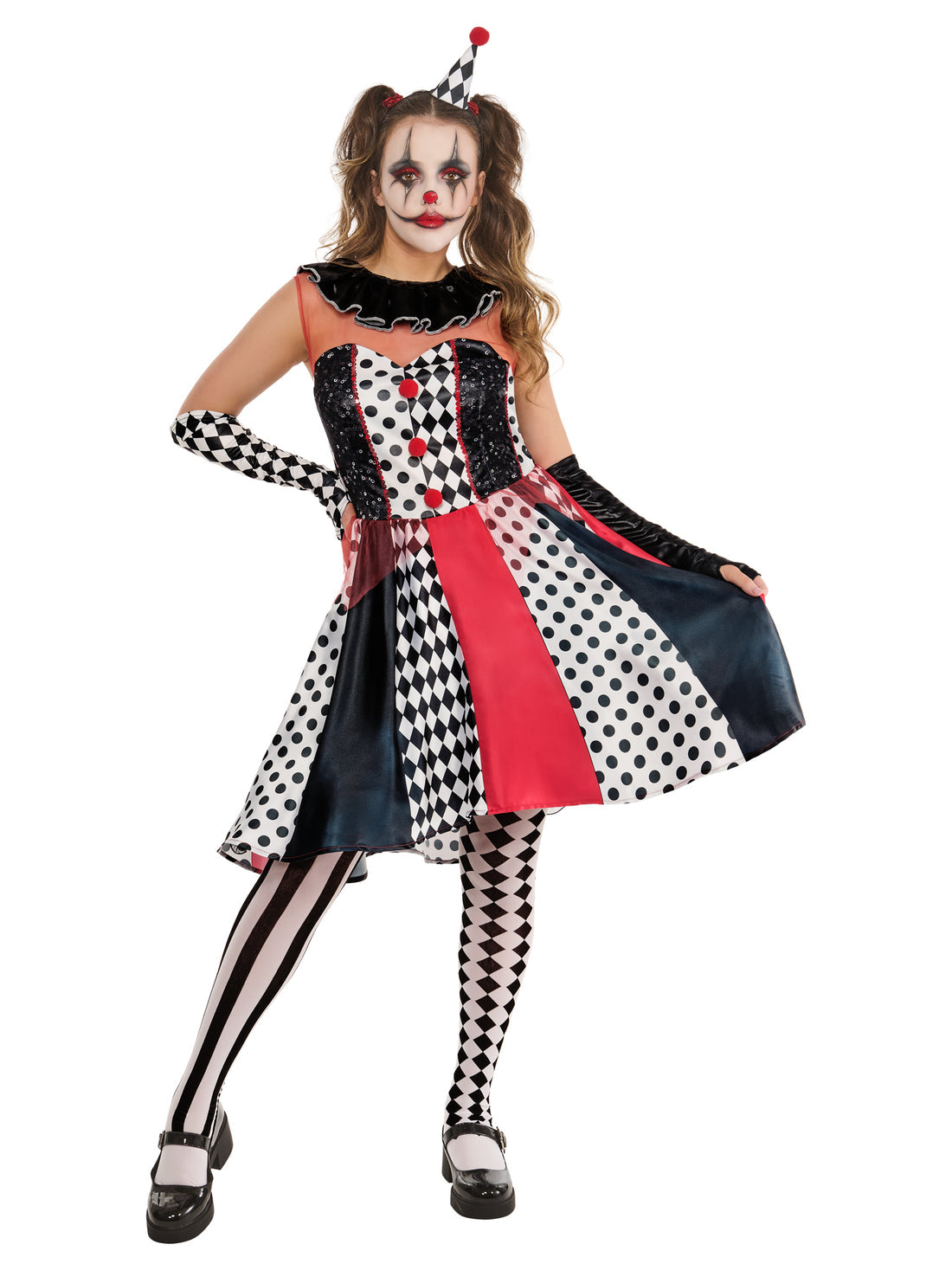 🌟New🌟 Monochrome Clown Costume