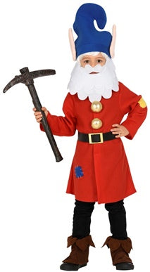Gnome/ Dwarf Red Child Costume