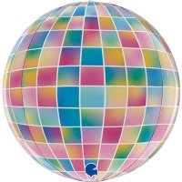 Bright Disco Ball Globe Supershape Foil Balloon