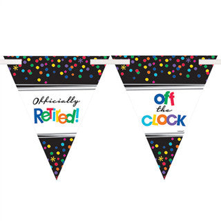 Happy Retirement Paper Bunting