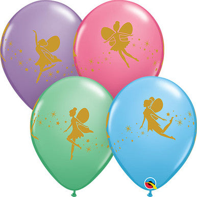 Fairy 11" Latex Balloon 25 Pack (also available in singles)