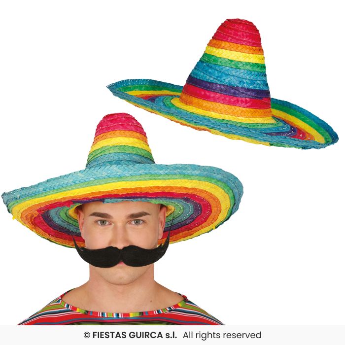 Mexican Sombrero Coloured