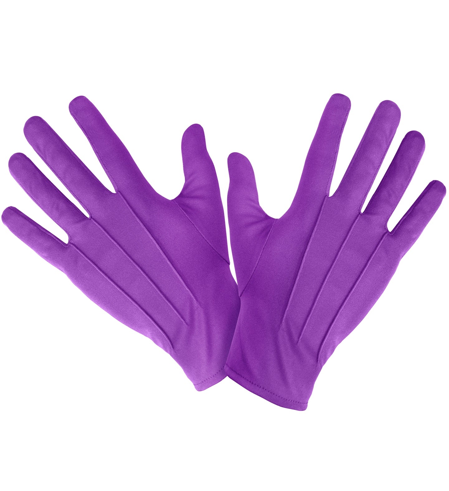 Short Purple Gloves Male