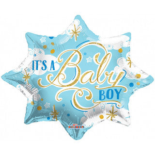 It's a Girl/ Boy Star Jr Shape 18" Foil Balloon