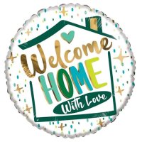 Welcome Home With Love 18" Foil Balloon