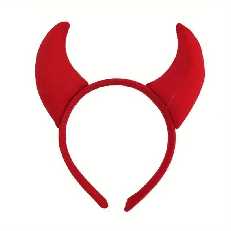 Plush Devil Horns Red