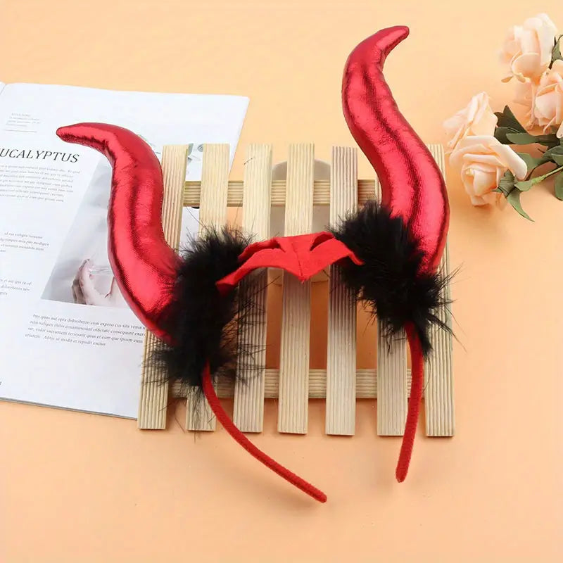 Large Devil Horns Red