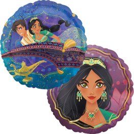 Disney Aladdin and Jasmine 18" Foil Balloon