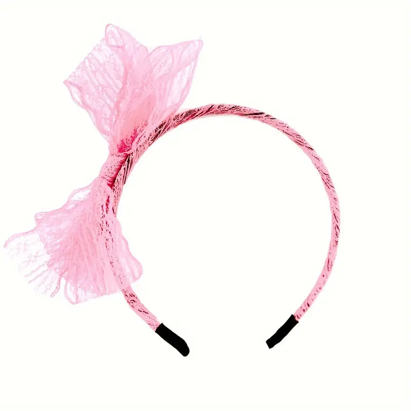 80's Lace Bow Headband
