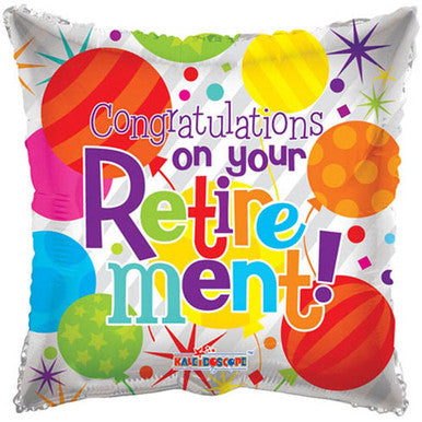 Congratulations Retirement Pillow 18" Foil Balloon