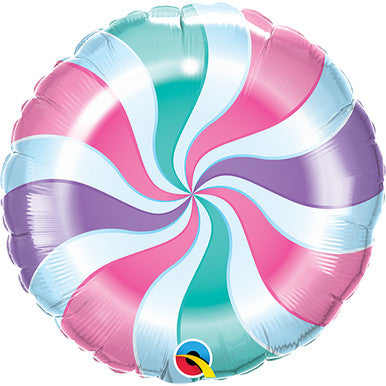 Candy Sweet Swirl 18" Foil Balloon