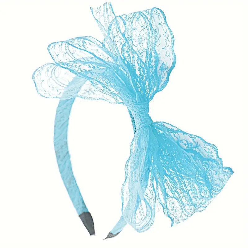 80's Lace Bow Headband