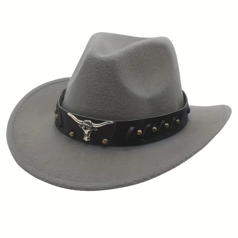Cowboy Hat Texan Deluxe Grey