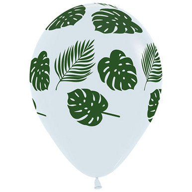 Palm Leaf 11" Latex Balloons 25 Pack (also available in singles)