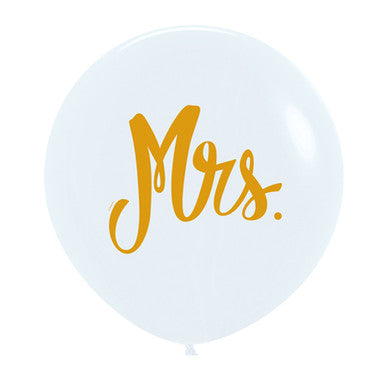 Mrs 24" Latex Balloon
