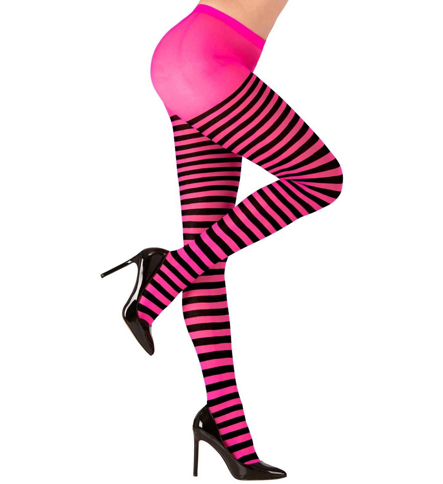 Opaque Striped Tights