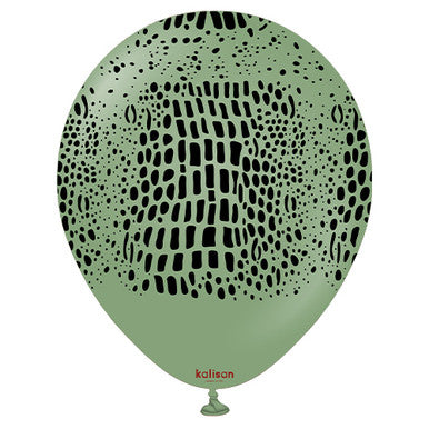 Dinosaur/ Crocodile Scales Latex Balloons - 25 Pack (Available in Singles