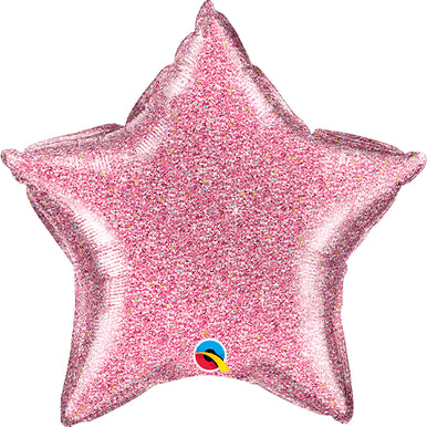 Plain Star Glitter 20" Balloon