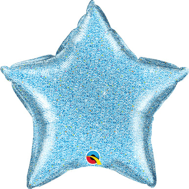 Plain Star Glitter 20" Balloon