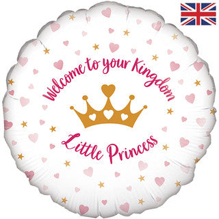 Welcome Little Princess / Prince 18" Foil Balloon