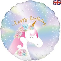 Pastel Unicorn Head 18" Foil Balloon