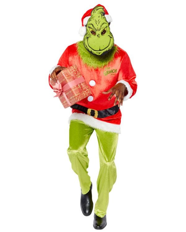 Official Dr Seuss The Grinch Costume