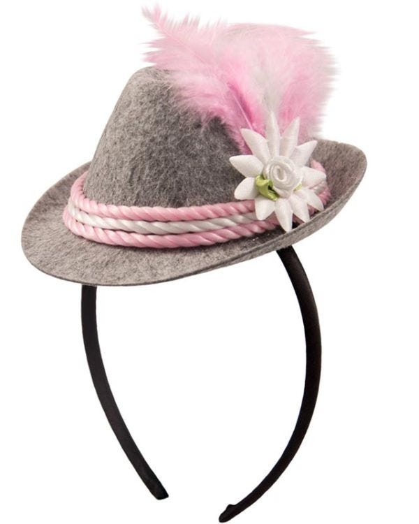 Bavarian Mini Hat on Headband
