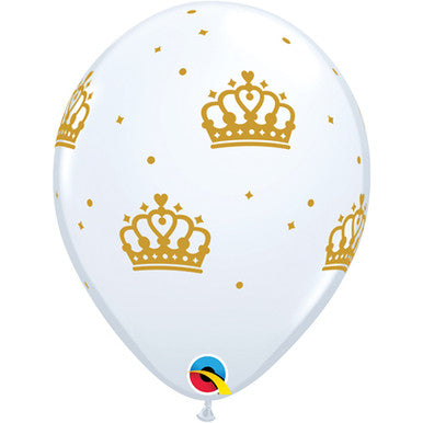 Crown 11" Latex Balloon 25/ 6 Pack (also available in singles)