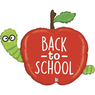 Back to School Apple Supershape Foil Balloon