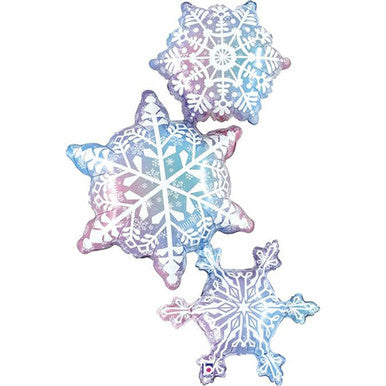 Snowflake Stacker Supershape Balloon