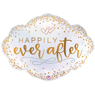 Happy Ever After Jr Shape 18" Foil Balloon
