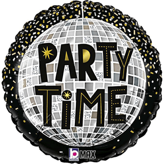 Party Time Disco 18" Foil Balloon