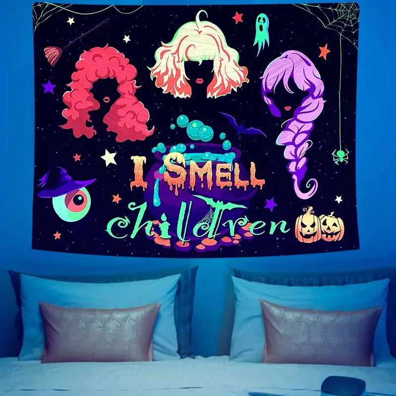 Hocus Pocus Fabric Backdrop Decoration