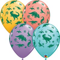 Dinosaur Latex Balloons - 25 Pack (Available in Singles)