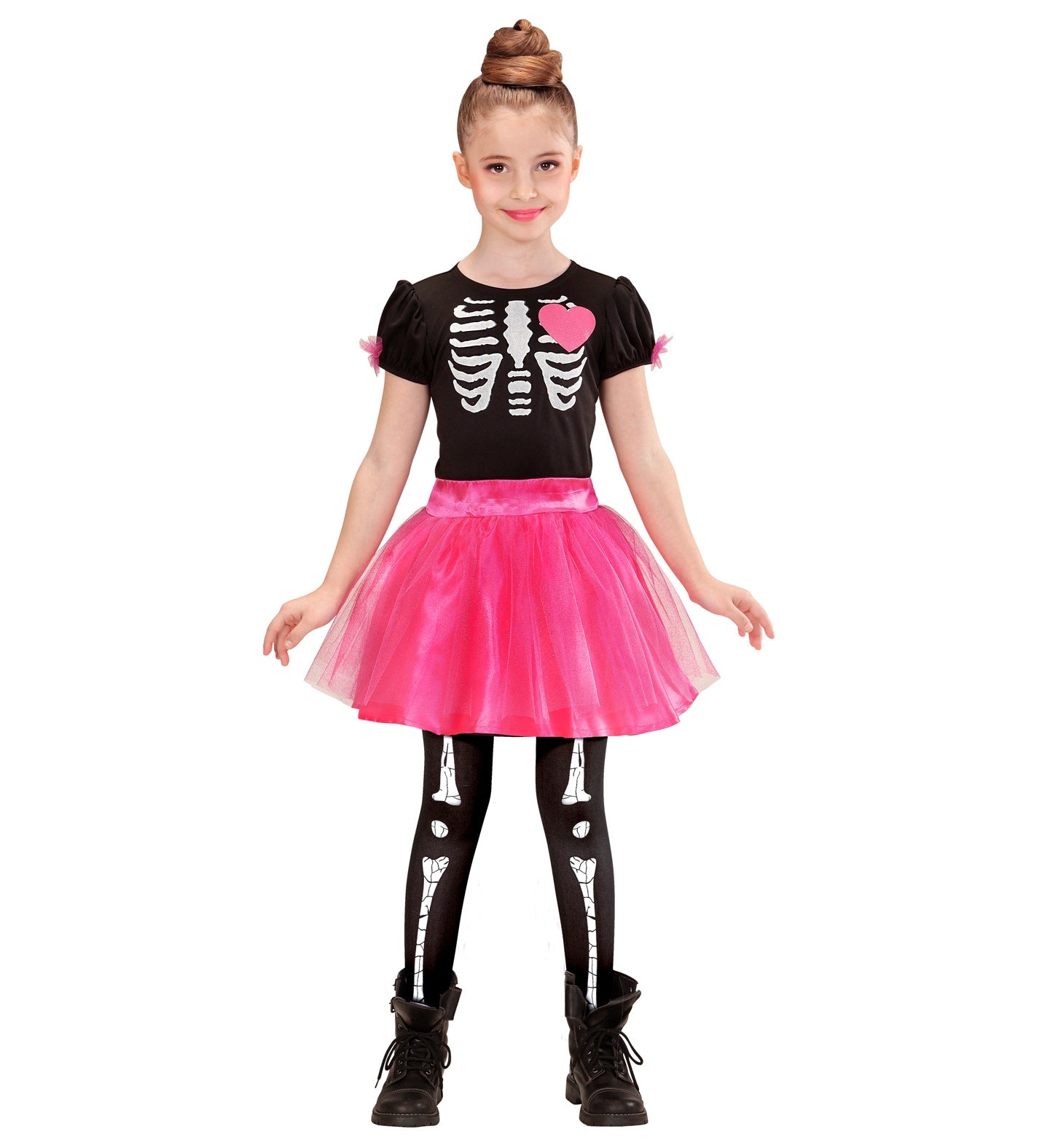 Skeleton Tights Child Size