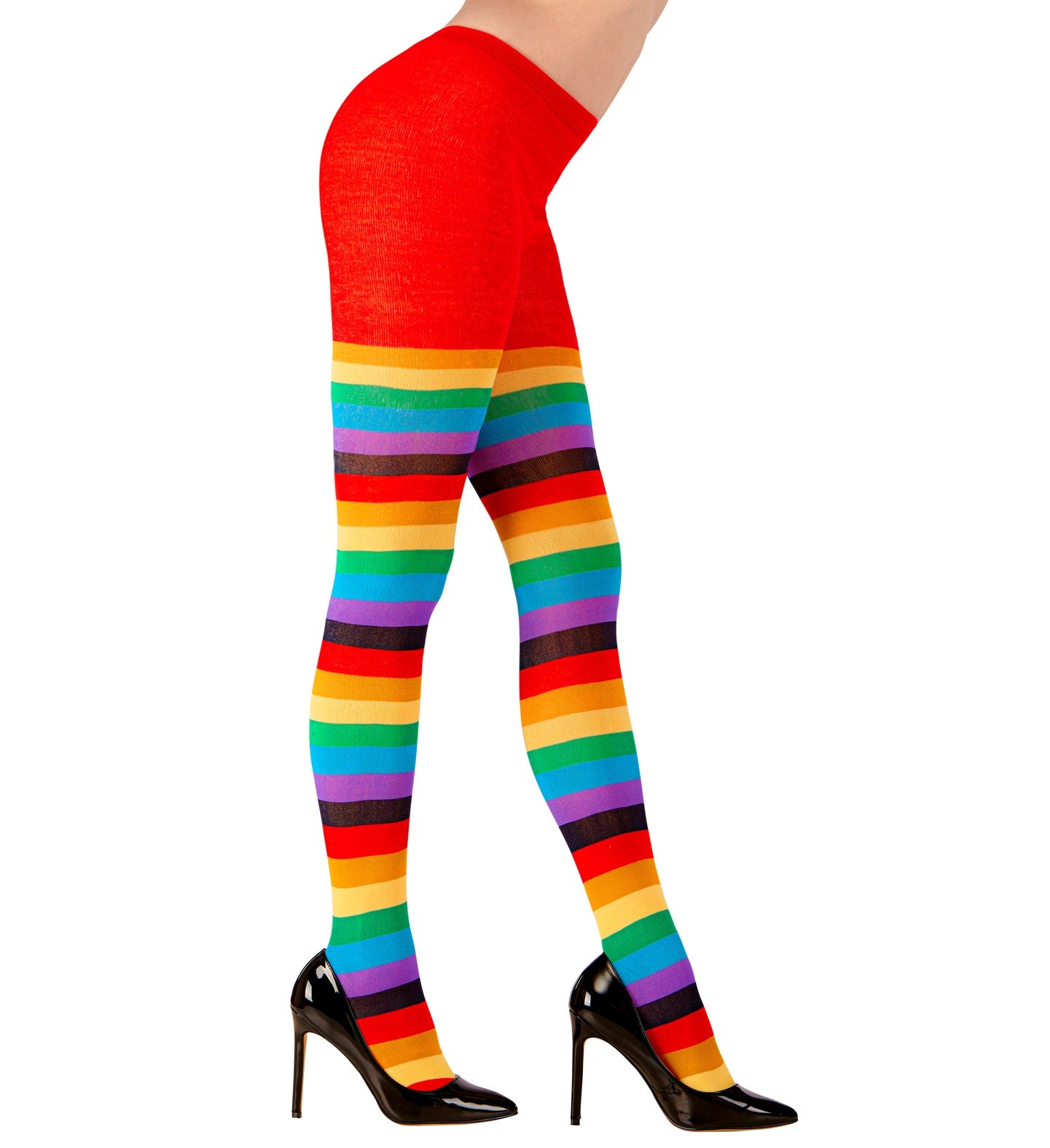 Rainbow Striped Tights