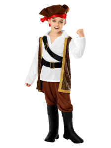 Brown Pirate Child Costume