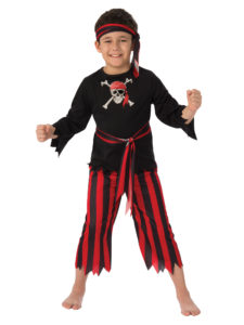 Black Pirate Child Costume