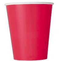 Red Paper Cups - 8pkt