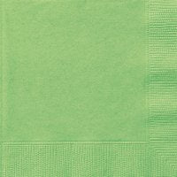 Lime Green Lunch Napkins - 20pkt