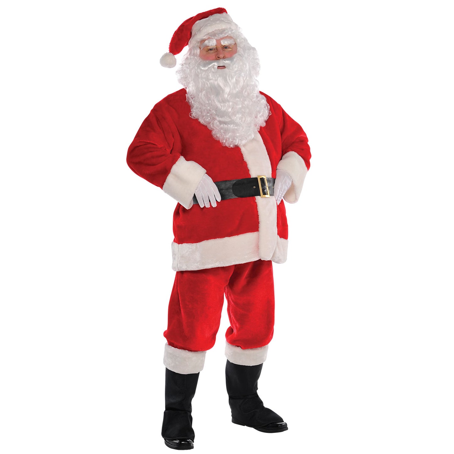 Super Deluxe Plush Santa Costume