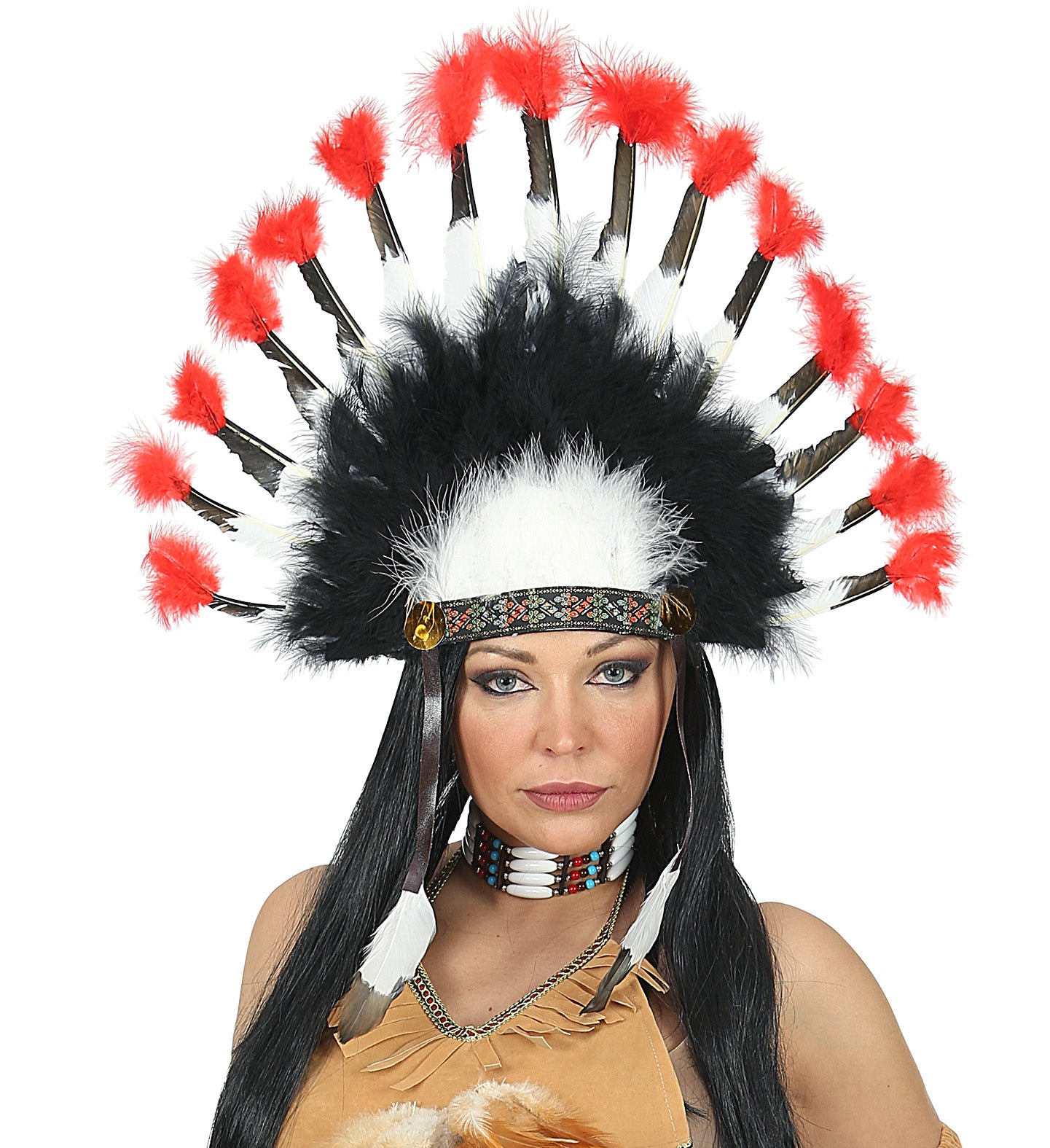 Indian Chief Headdress Deluxe