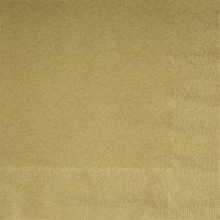 Gold Lunch Napkins - 20pkt