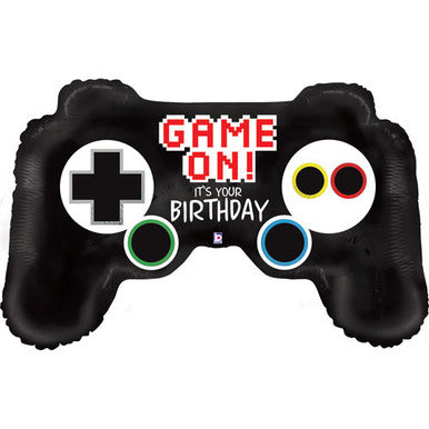 Game On Controller Supershape Foil Balloon
